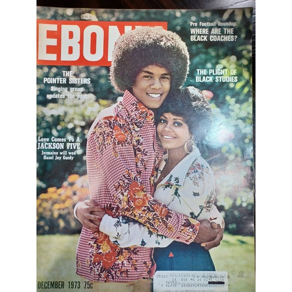 Vintage Ebony Magazine, Berry Gordy Daughter  Gets  Jermaine Jackson - Picture 1 of 3
